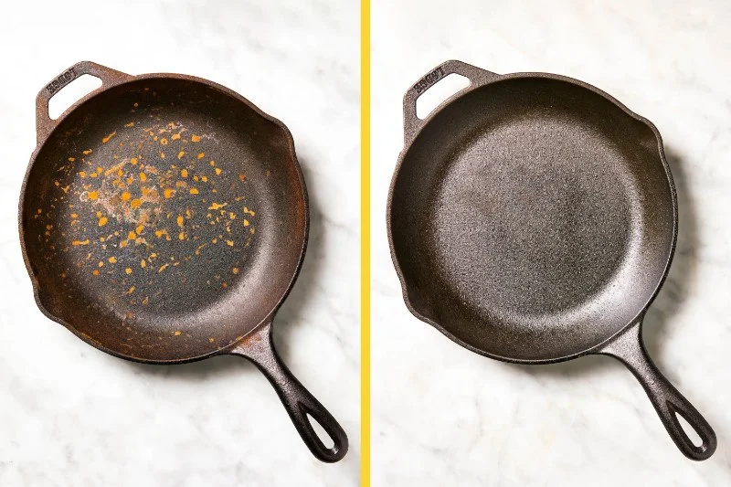 Before and After Seasoning a Cast Iron Skillet: A Complete Guide