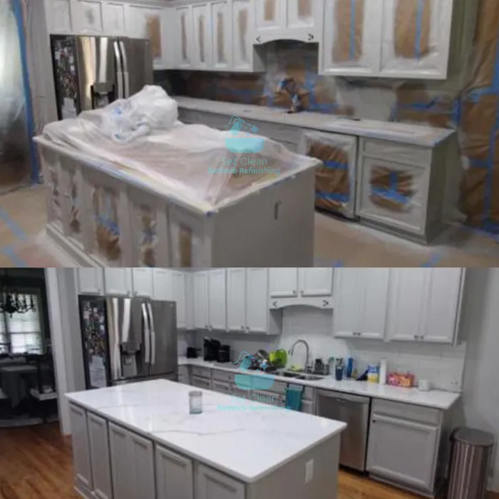 Set Clean Bathtub Refinishing and Paiting Picture 3