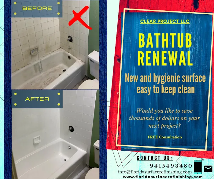 Clear Project LLC Tub and tile Reglazing & Cabinet Refinishing Sarasota Picture 9