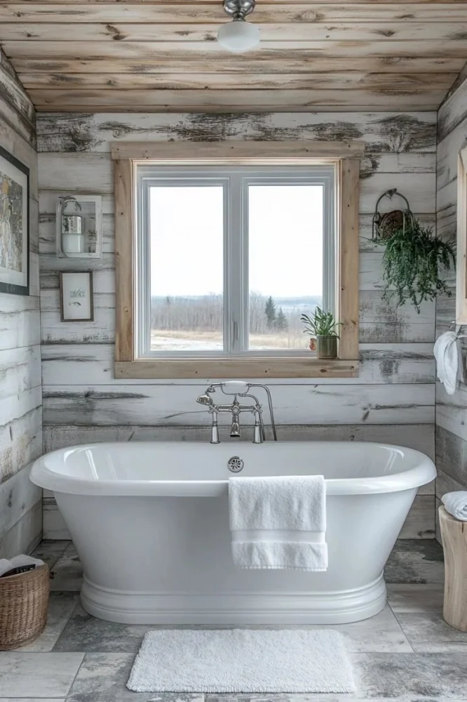 How to Create a Modern Farmhouse-Style Bathroom Without Overspending