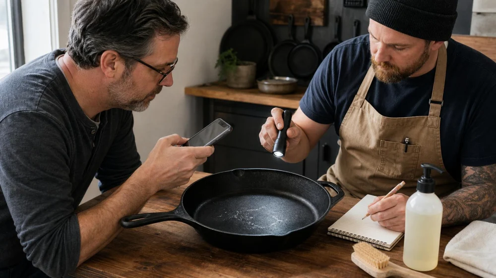 White Residue on Cast Iron: What to Check Before Reseasoning