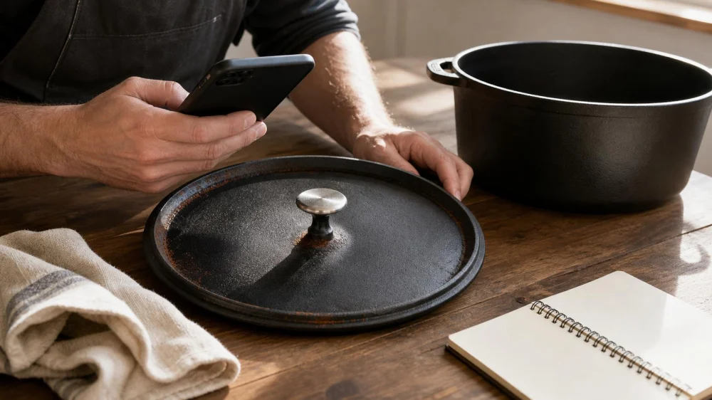 Cast Iron Lid Rust: Clean Rims Without Trapping Moisture