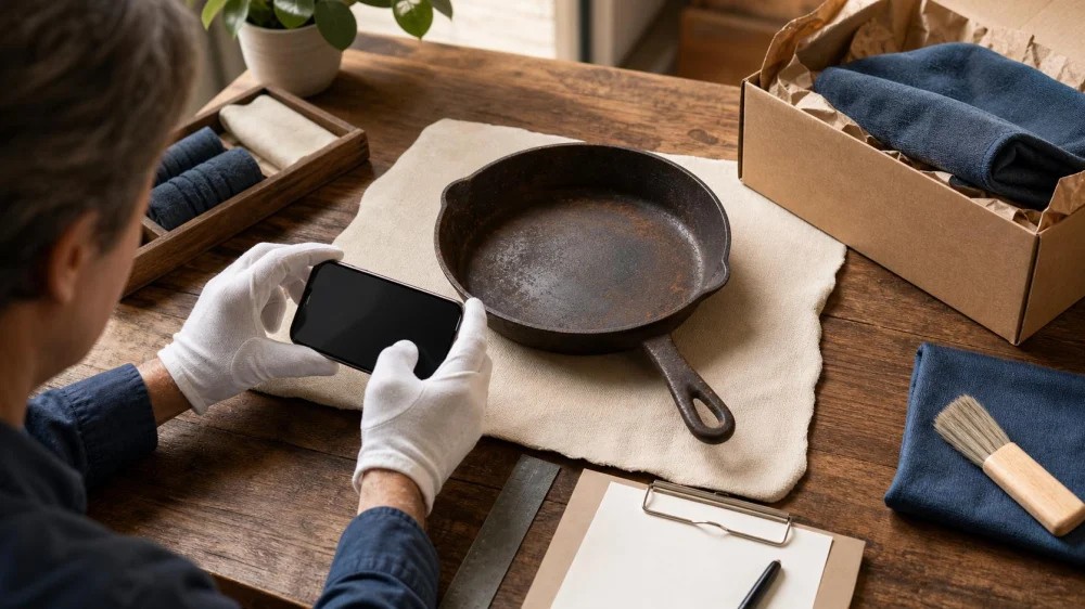 How to Prepare Cast Iron Cookware for Professional Restoration