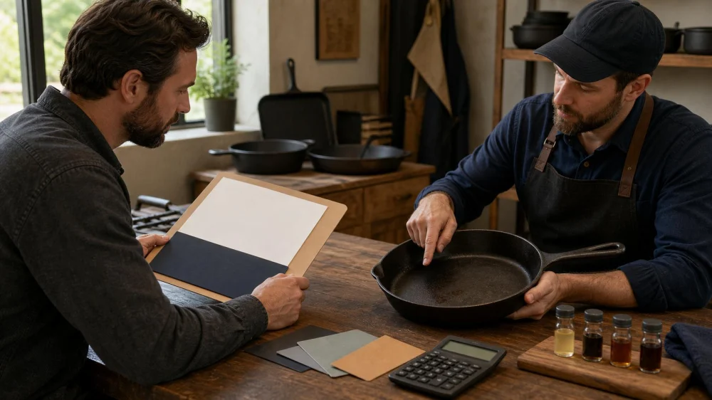 How to Review a Cast Iron Cookware Restoration Quote