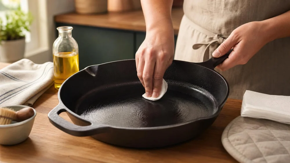 Cast Iron Seasoning Mistakes That Cause Sticky Pans