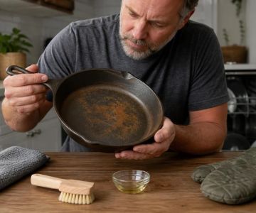 Cast Iron Went Through the Dishwasher: Dry, Inspect, and Reseason