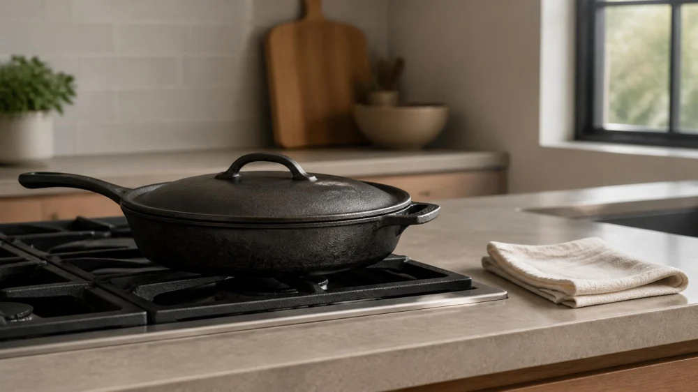 Cast Iron After a Grease Fire: Cool, Inspect, and Restore