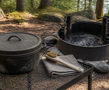 Campfire Cast Iron: Remove Soot Without Thermal Shock