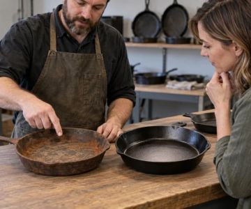 Cast Iron Restoration Service: Define the Food-Use Finish