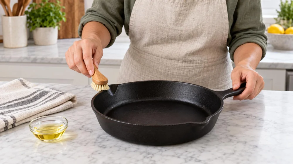 Cast Iron Pour Spouts: Clean, Dry, and Inspect Edges