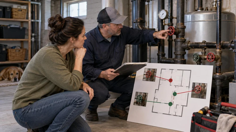 Cast-Iron System Shutoff Map: A Practical US Checklist
