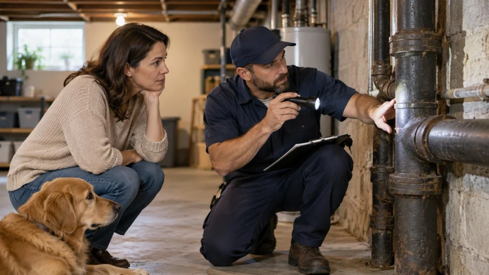 Cast Iron Pipe Noise Log: Fixture, Timing, and Flow
