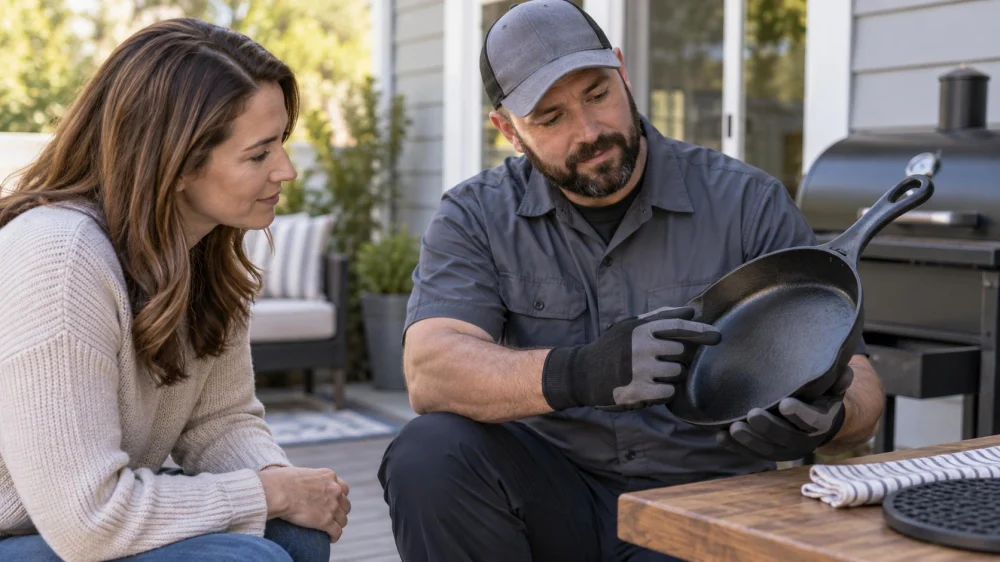 Cast Iron Handle Check: Heat, Grip, and Safe Lifting